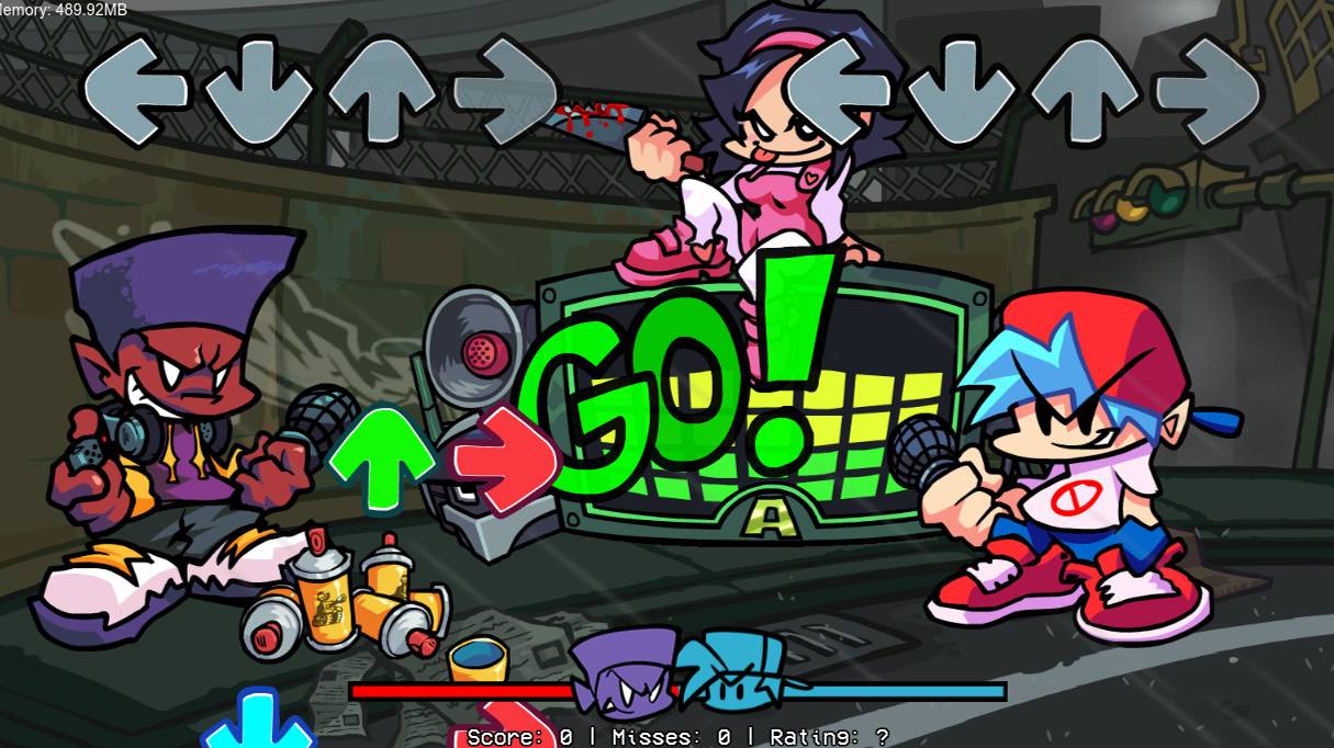 Friday Night Funkin MOD WEEK 8 END BF Mix смотреть онлайн