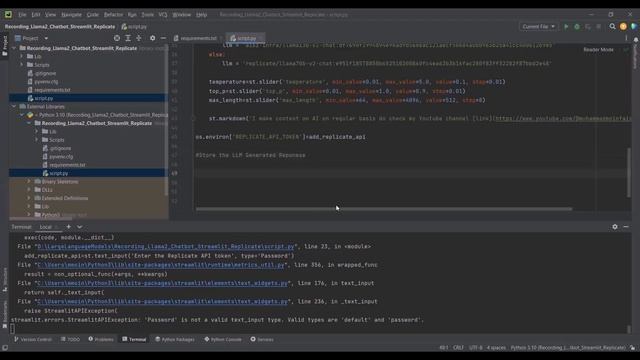 Build and Run a Chabot using Llama 2 and Streamlit on CPU Machine via API Key (Code Available) смотреть онлайн