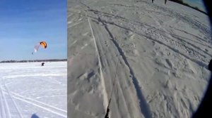 Параплан, ручная затяжка на верёвке. Кубок Рыбинского Моря 2018