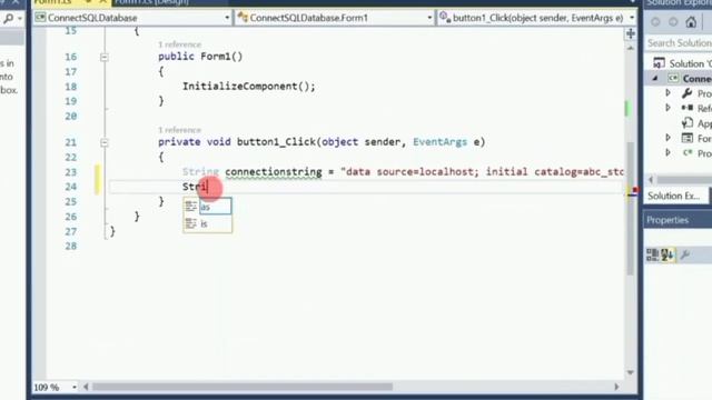 How to connect C# to SQL Server Database (C sharp Tutorial)