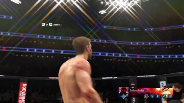 Arnold Allen puts Conor McGregor against the cage