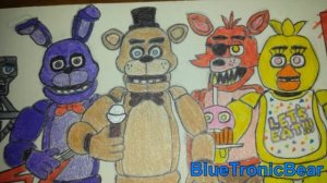 FNAF Drawing - Five Nights at Freddy's 1 Characters