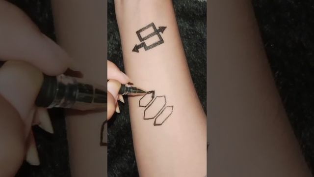 How to make tattoo at home temporary #shorts#viral