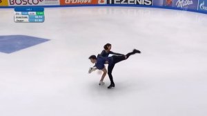 Елизавета Худайбердыева и Угор Базин. Произвольная программа. Чемриона России 2022.