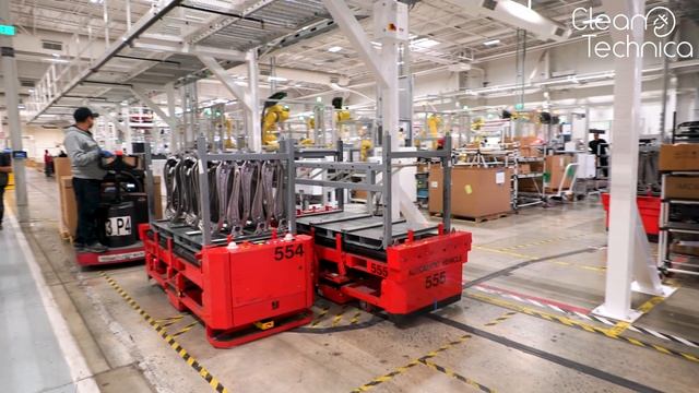 Tesla Fremont Factory Tour, Part 2 — The Seat Factory смотреть онлайн