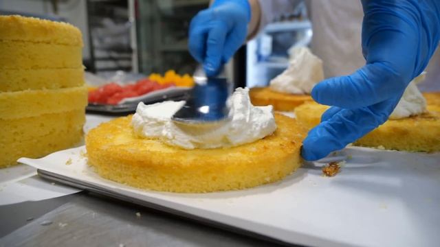 Amazing Cake Decorating Technique | Making a Variety of Cakes - Korean Street Food смотреть онлайн