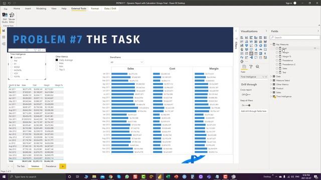 Dynamic Power BI Report With Calculation Groups - Problem Of The Week #7 (DAX Solution)