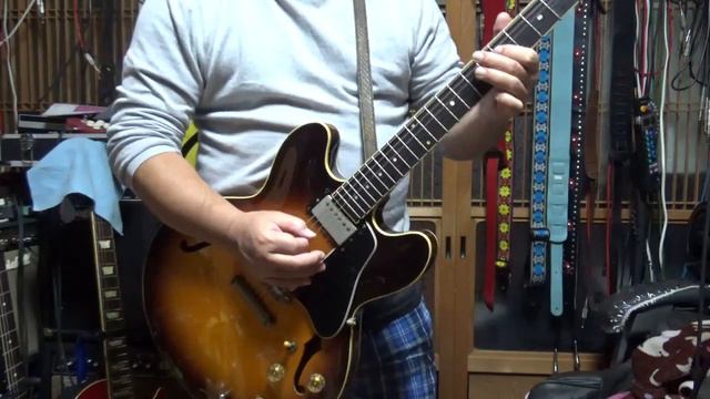 Orville by Gibson ES335（1991）Rothwell Switchblade+Maxon DM-1000　with Roland BC-60 смотреть онлайн