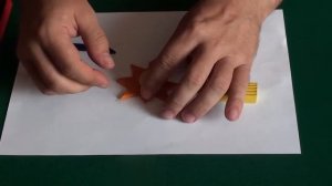 Солнце из пластилина