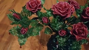 Композиция Роз Из Бисера