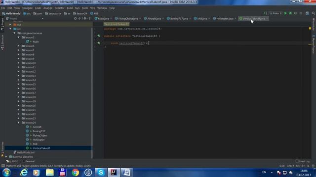 Java SE. Урок 24. Интерфейсы смотреть онлайн