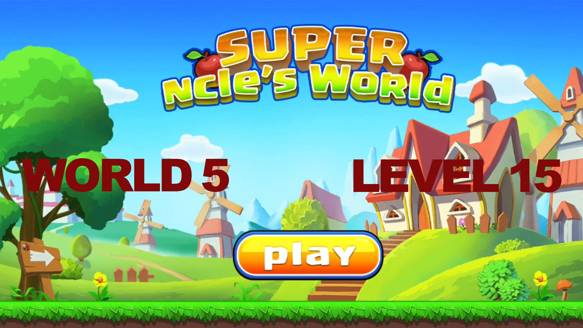 Super ncle's  World 5. Level 15.
