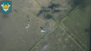 Более полное видео отражения атаки ВСУ в районе пос. Новодонецкое. Подрыв на мине танка ВСУ