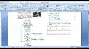 8 класс блок-схемы, циклы, задачи