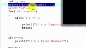 19.  WAP to check whether number is Prime or not using C Programming (Method 1) by Aman Kumar