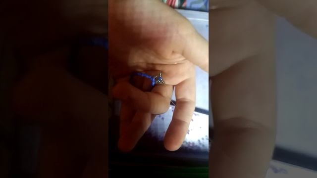 делаем колечко из бисера очень просто❤️?