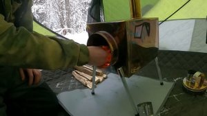 В -20 НОЧУЮ В ТЕПЛОЙ ПАЛАТКЕ!!! МОЯ ПЕРВАЯ НОЧЕВКА В ЗИМНЕМ ЛЕСУ!!!