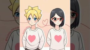 Боруто и сарада. Борусара