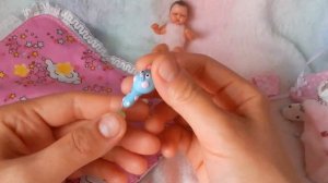 Обзор на микро реборна девочку Сашеньку! Мама для малышки нашлась)