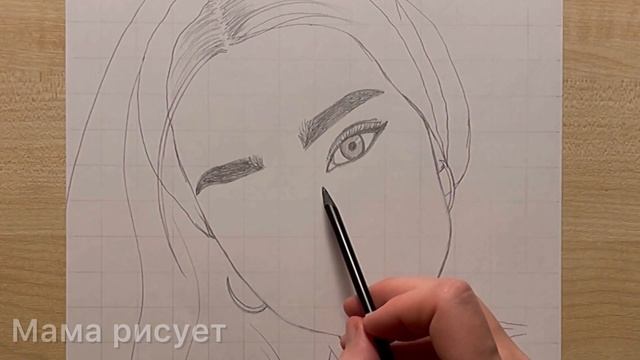 Вероника Золотова из Тик Тока - рисуем портрет поэтапно смотреть онлайн