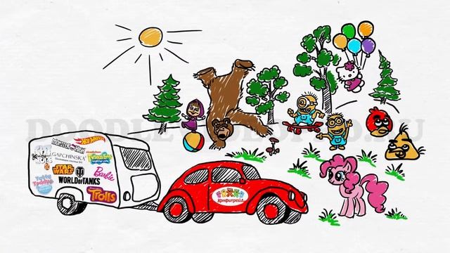 Рисованный рекламный ролик/"Конфитрейд"
