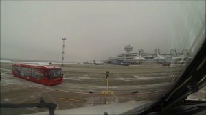 MINSK (UMMS, MSQ, RW31)-landing / take off  BOEING-737. МИНСК-взлёт/посадка Б737 впп31.