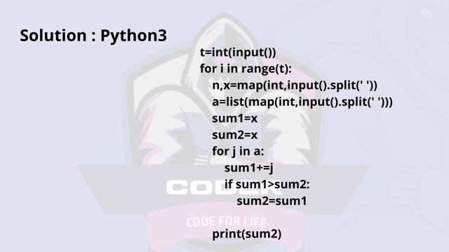 Hostel Room Problem Code: HOSTELROOM | CodeChef Solution | Python3 смотреть онлайн