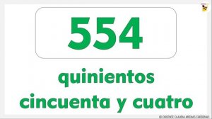 ?Números del 300 al 800 en letras en español I Spanish Numbers 300-800