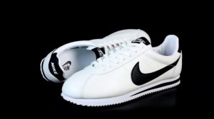 Белые кожаные кроссовки Nike Cortez Leather