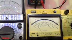 Большое сравнение стрелочных тестеров MF-47F и Ц4342