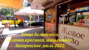 ул.Белинского, красивая, зеленая ,шашлычная! ?ЛАЗАРЕВСКОЕ СЕГОДНЯ?СОЧИ.