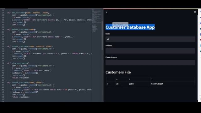 Python Database Using Streamlit and SQLite3 | How to make a database with streamlit and SQLite3. смотреть онлайн
