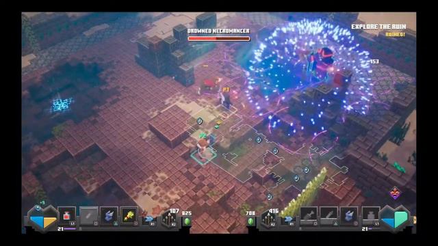 Minecraft Dungeons Hidden depths | (part 2) air bubble item смотреть онлайн