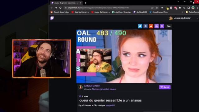 Fred react à un clip d'Amouranth qui découvre gros JDG ! смотреть онлайн