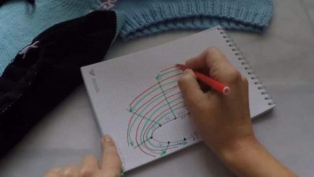 Удлинённая спинка в изделии.Округлый край.Расчет+подробное описание. смотреть онлайн