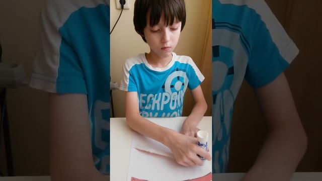 Аутизм. Занятия дома. Аппликация 2ч. Платон 7л. смотреть онлайн