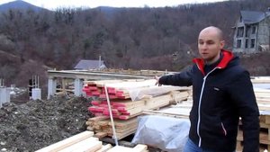 Строительство каркасной гостиницы под Туапсе - Дедеркой #2. Готово перекрытие, завезен домокомплект