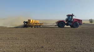 Посевная компания,сев озимых. Работает К-735 ст,МТЗ-82..