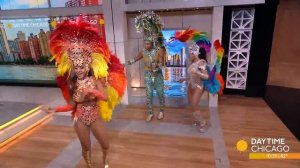 The Carnivale Samba Dancers perform live