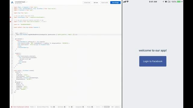 Logging into Facebook - React Native Tutorial смотреть онлайн
