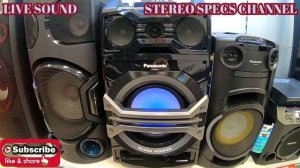 Panasonic SC CMAX5E K | 1000W FULL Audio Test | Speaker Review and Bass Test |