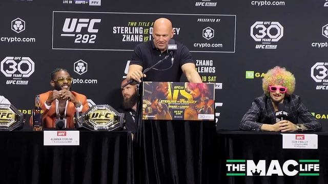 Сумасшедшая пресс-конференция UFC 292 / Шон О'Мэлли - Алджамейн Стерлинг смотреть онлайн