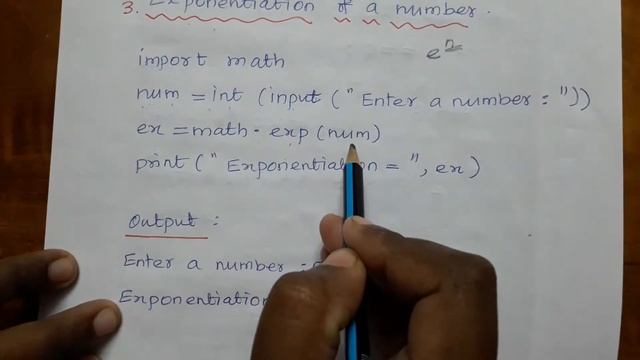 FINDING EXPONENTIATION OF A NUMBER (ex) /UNIT III / Illustrative Problems / Explained in Tamil