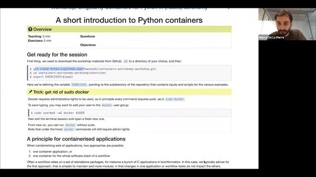 A short introduction to Python containers