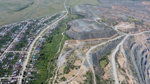 Сибайский карьер. Съемка с дрона DJI min 2.