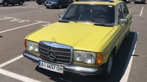 Мерседес W123 первый выезд