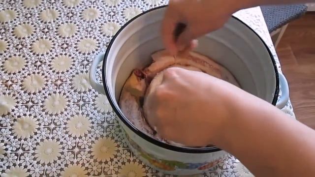 Как солить сало для копчения. Соленое сало.