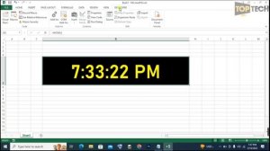 How to Make Digital Clock in Microsoft Excel | Digital Clock in Microsoft Excel VBA | MS Excel