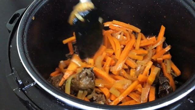 Рассыпчатый ПЛОВ с говядиной в мультиварке Redmond. смотреть онлайн