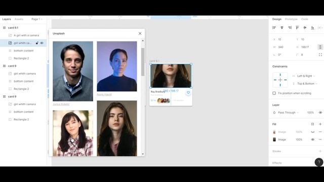 Плагины Figma. Unsplash и Content Reel смотреть онлайн